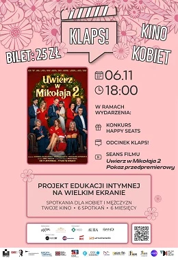 Kino Kobiet- Klaps! "Uwierz w Mikołaja 2"  /POKAZ PRZEDPREMIEROWY/