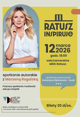 Spotkanie autorskie z Marzeną Rogalską