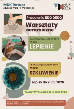 Warsztaty ceramiczne 09/10.2026